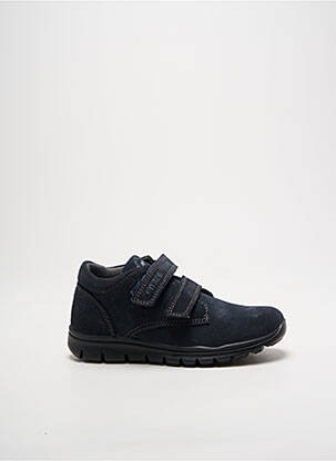 Baskets nubuck bout rond bleu PRIMIGI garçon
