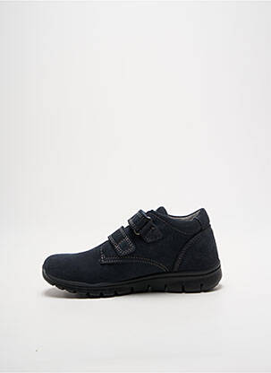 Baskets nubuck bout rond bleu PRIMIGI garçon