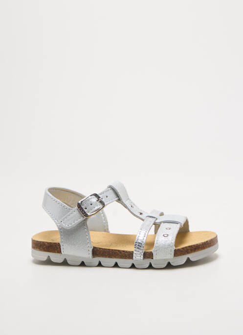 Sandales/Nu pieds argent BOPY pour fille