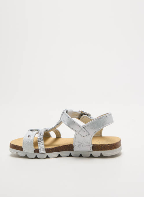 Sandales/Nu pieds argent BOPY pour fille