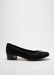 Ballerines tissage satiné talon plat jusqu'à 3cm noir ALPINA femme