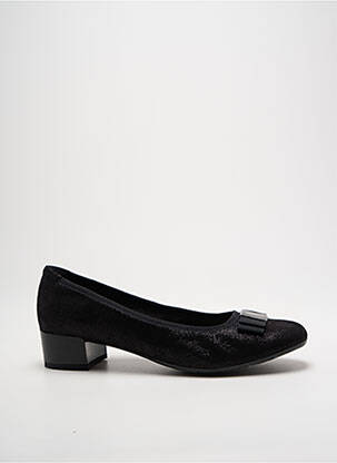 Ballerines tissage satiné talon plat jusqu'à 3cm noir ALPINA femme