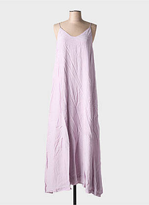 Robe longue sans manche sans manche violet KARMA KOMA femme
