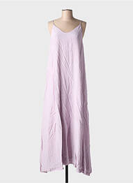 Robe longue sans manche sans manche violet KARMA KOMA femme