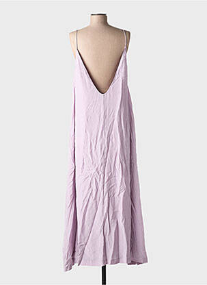 Robe longue sans manche sans manche violet KARMA KOMA femme