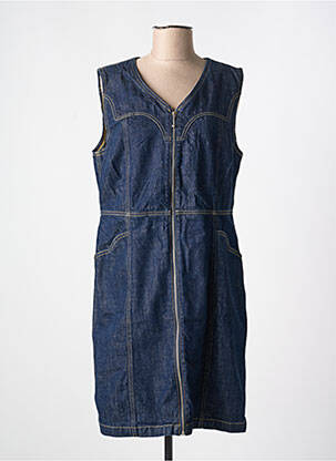 Robe mi-longue sans manche sans manche bleu NUDIE JEANS CO femme