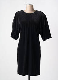 Robe mi-longue manches courtes manches courtes noir KARMA KOMA femme