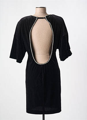 Robe mi-longue manches courtes manches courtes noir KARMA KOMA femme