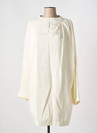 Robe mi-longue manches longues manches longues beige KARMA KOMA femme