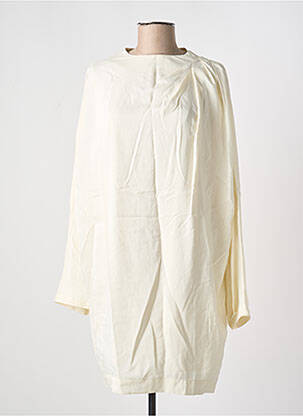 Robe mi-longue manches longues manches longues beige KARMA KOMA femme