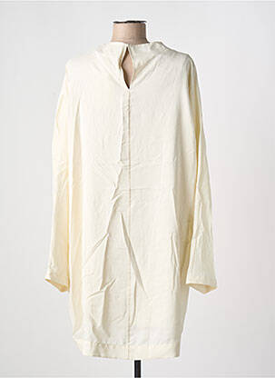 Robe mi-longue manches longues manches longues beige KARMA KOMA femme