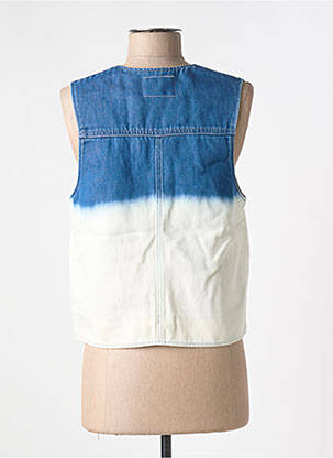 Veste casual coupe cintrée bleu LEON & HARPER femme