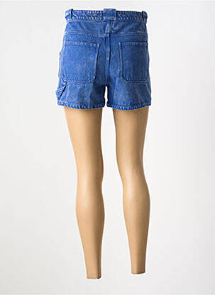 Short tissage denim taille normale bleu SWILDENS femme