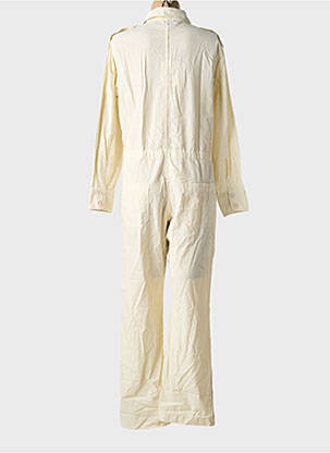 Combi-pantalon fermeture boutonnée sur le devant manches longues beige SWILDENS femme