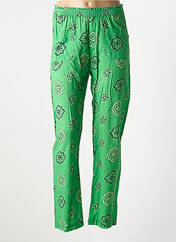 Pantalon droit vert SWILDENS pour femme seconde vue