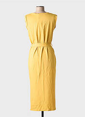 Robe mi-longue jaune MKT STUDIO pour femme seconde vue