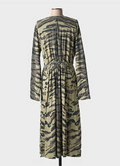 Robe mi-longue vert LEON & HARPER pour femme seconde vue