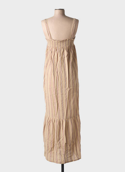 Robe longue sans manche sans manche marron MKT STUDIO femme