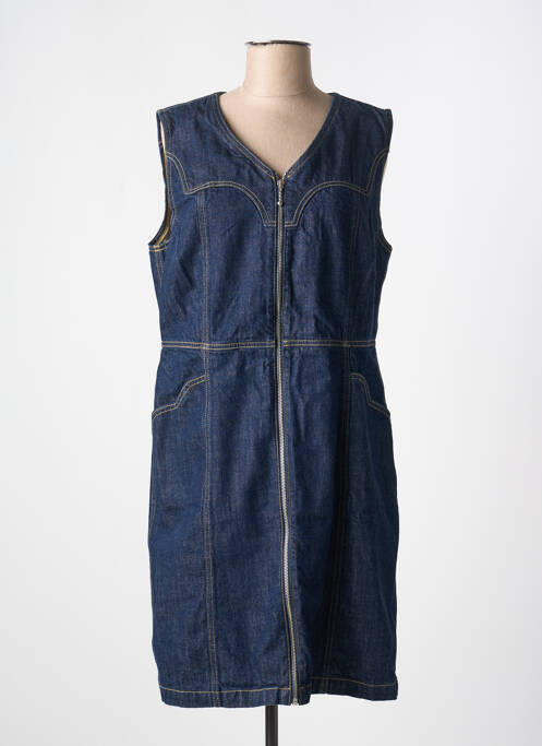 Robe mi-longue sans manche sans manche bleu NUDIE JEANS CO femme