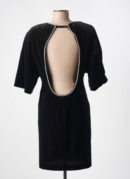 Robe mi-longue manches courtes manches courtes noir KARMA KOMA femme