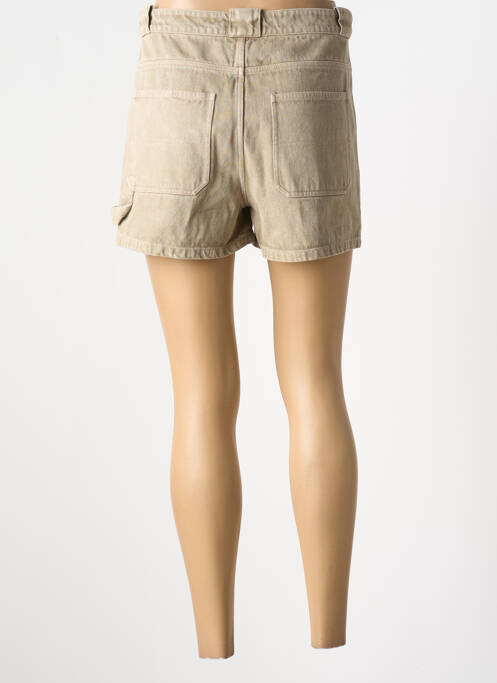 Short tissage denim taille normale vert SWILDENS femme