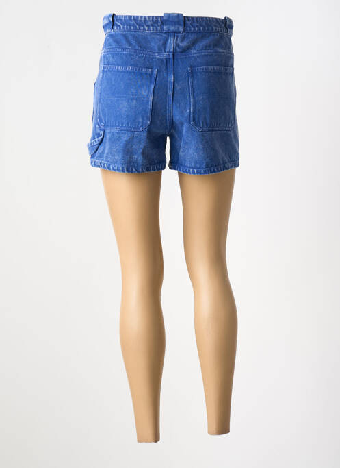 Short tissage denim taille normale bleu SWILDENS femme