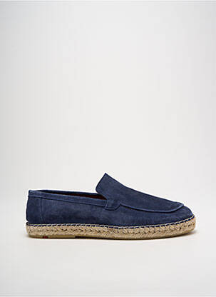 Espadrilles nubuck bout rond bleu LLOYD homme