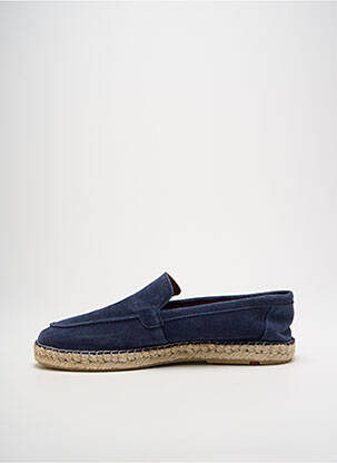 Espadrilles nubuck bout rond bleu LLOYD homme
