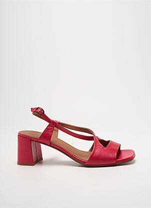 Sandales/nu pieds matière lisse talon de 4 à 6cm rose KING TARTUFOLI femme