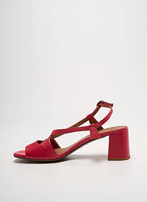 Sandales/nu pieds matière lisse talon de 4 à 6cm rose KING TARTUFOLI femme
