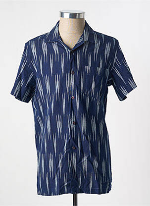 Chemise manches courtes poches bleu DSTREZZED homme