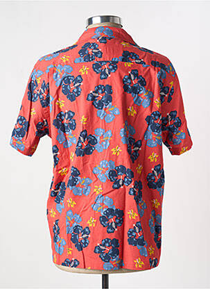 Chemise manches courtes poches rouge NUDIE JEANS CO homme