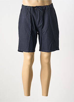 Bermuda taille à pinces taille normale bleu DSTREZZED homme