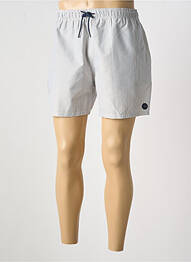 Short de bain imprimé rayures beige DSTREZZED homme