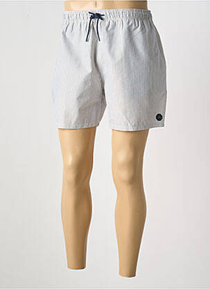 Short de bain tissage popeline beige DSTREZZED homme