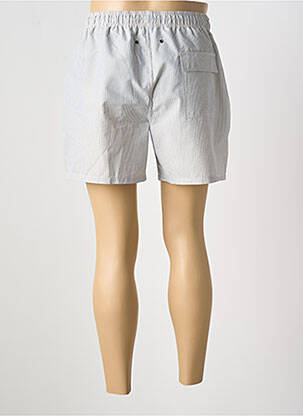 Short de bain imprimé rayures beige DSTREZZED homme