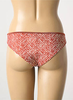 Bas de maillot de bain tissage satiné culotte orange LA NOUVELLE femme