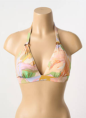 Haut de maillot de bain stretch haut soutien-gorge avec mousse de rembourrage amovible beige LOVE STORIES femme