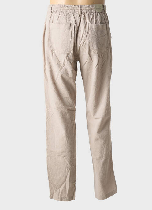 Pantalon droit taille normale taille normale beige DSTREZZED homme