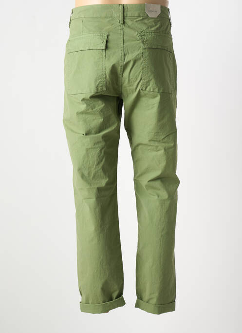 Pantalon droit tissage popeline taille normale vert DSTREZZED homme