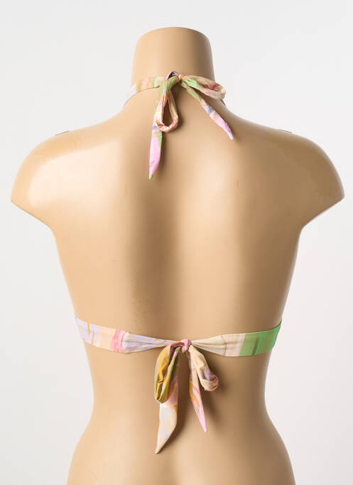 Haut de maillot de bain stretch haut soutien-gorge avec mousse de rembourrage amovible beige LOVE STORIES femme