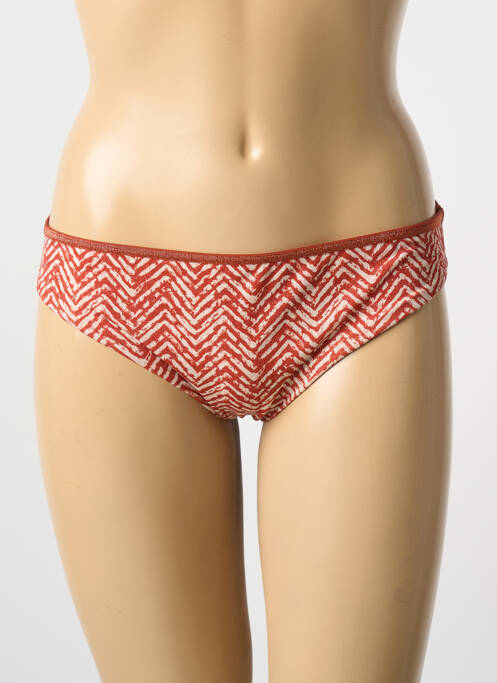 Bas de maillot de bain orange LA NOUVELLE pour femme