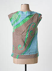 Top bleu ARELINE pour femme seconde vue