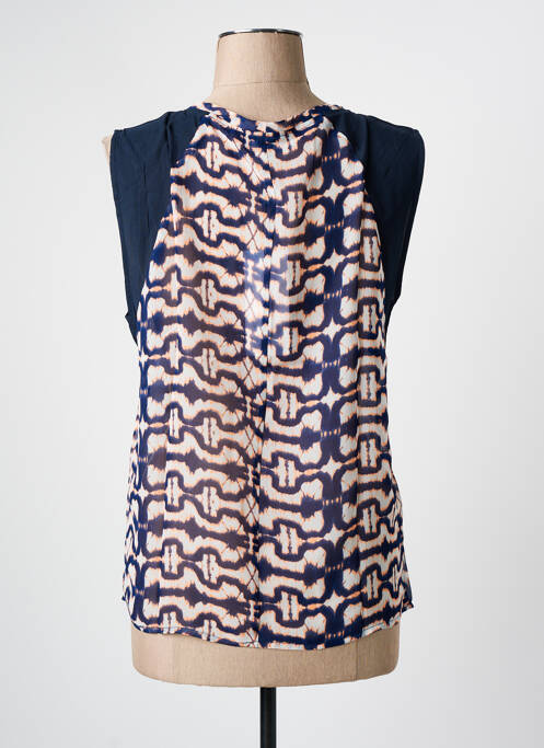 Blouse bleu ARELINE femme