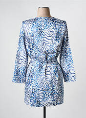 Robe courte bleu ARELINE pour femme seconde vue