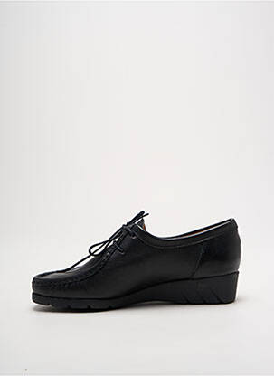 Chaussures de confort bout carré talon plat jusqu'à 3cm noir LUXAT femme