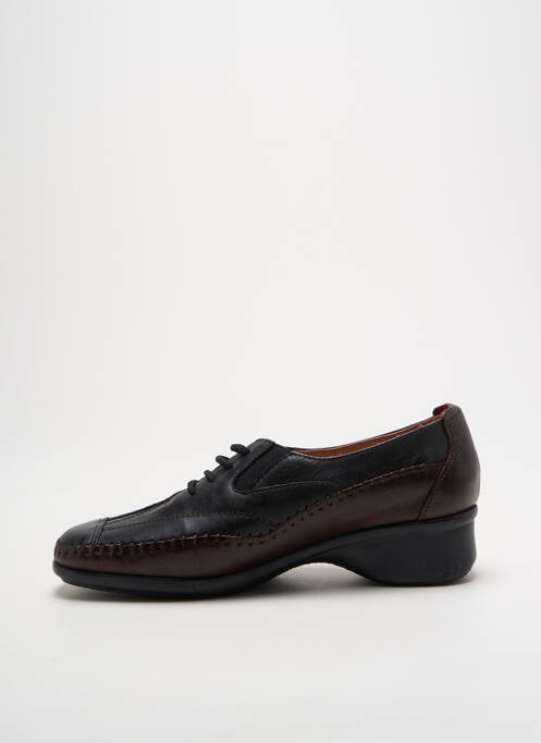 Derbies tissage satiné talon plat jusqu'à 3cm noir FLEXELL femme