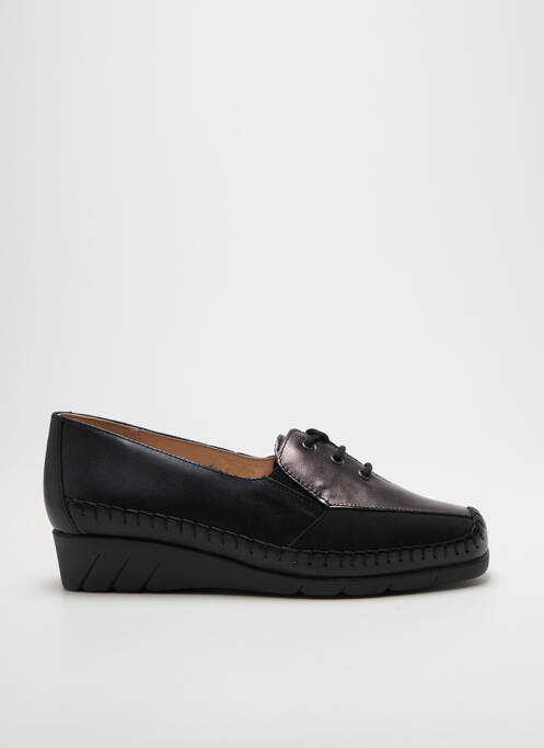 Chaussures de confort voute plantaire talon plat jusqu'à 3cm noir LUXAT femme