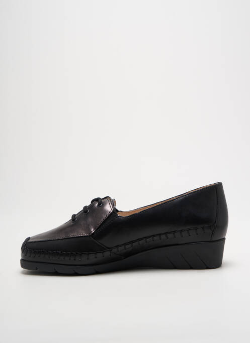 Chaussures de confort voute plantaire talon plat jusqu'à 3cm noir LUXAT femme