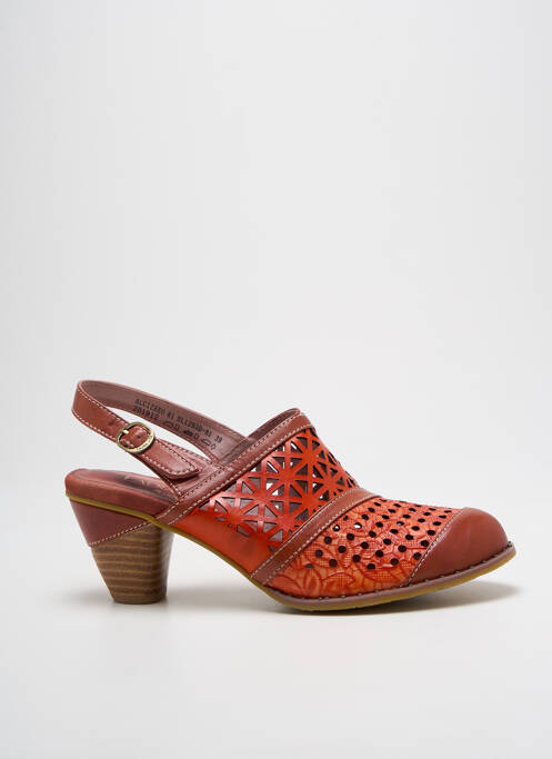 Sandales/Nu pieds rouge LAURA VITA pour femme